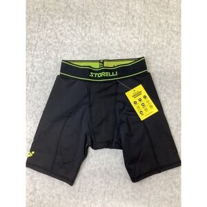 Storelli BodyShield Abrasion Sliders Youth Large Black Sliding CompressionShorts